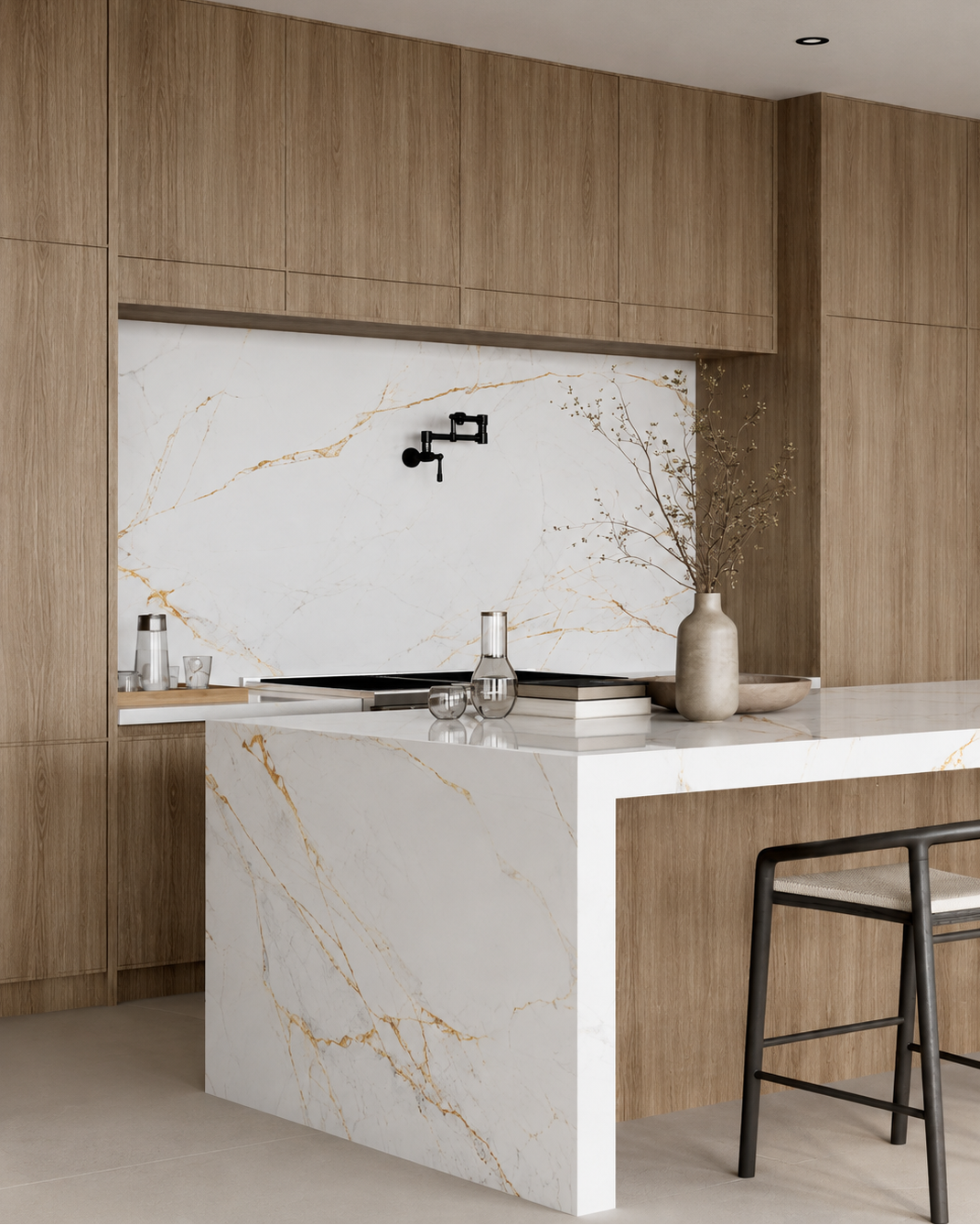 Unique Calacatta Copper White