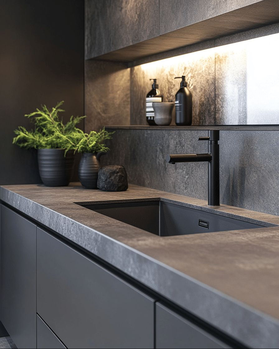 Unique Dark Concrete