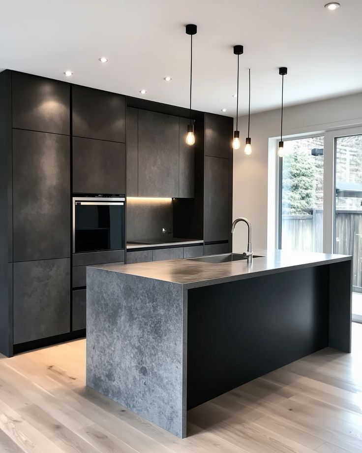 Unique Dark Concrete
