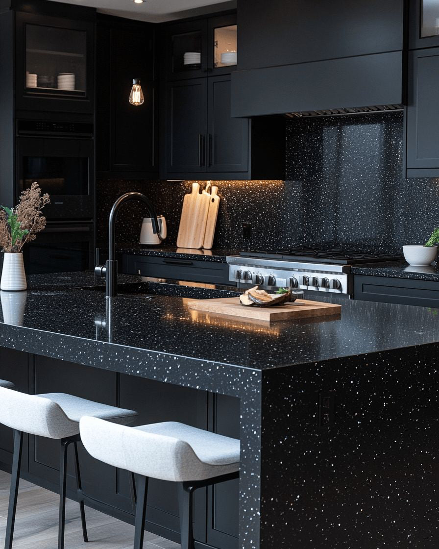 Unique Black Sparkle